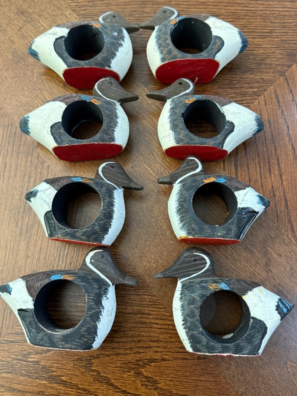 🎉 Duck napkins rings